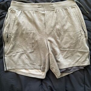 lululemon athletica Beige Athletic Shorts